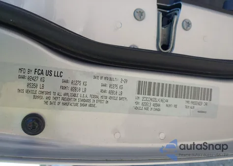 2020 Chrysler 300 Limited Awd from USA, damaged, VIN 2C3CCAKG5LH146144